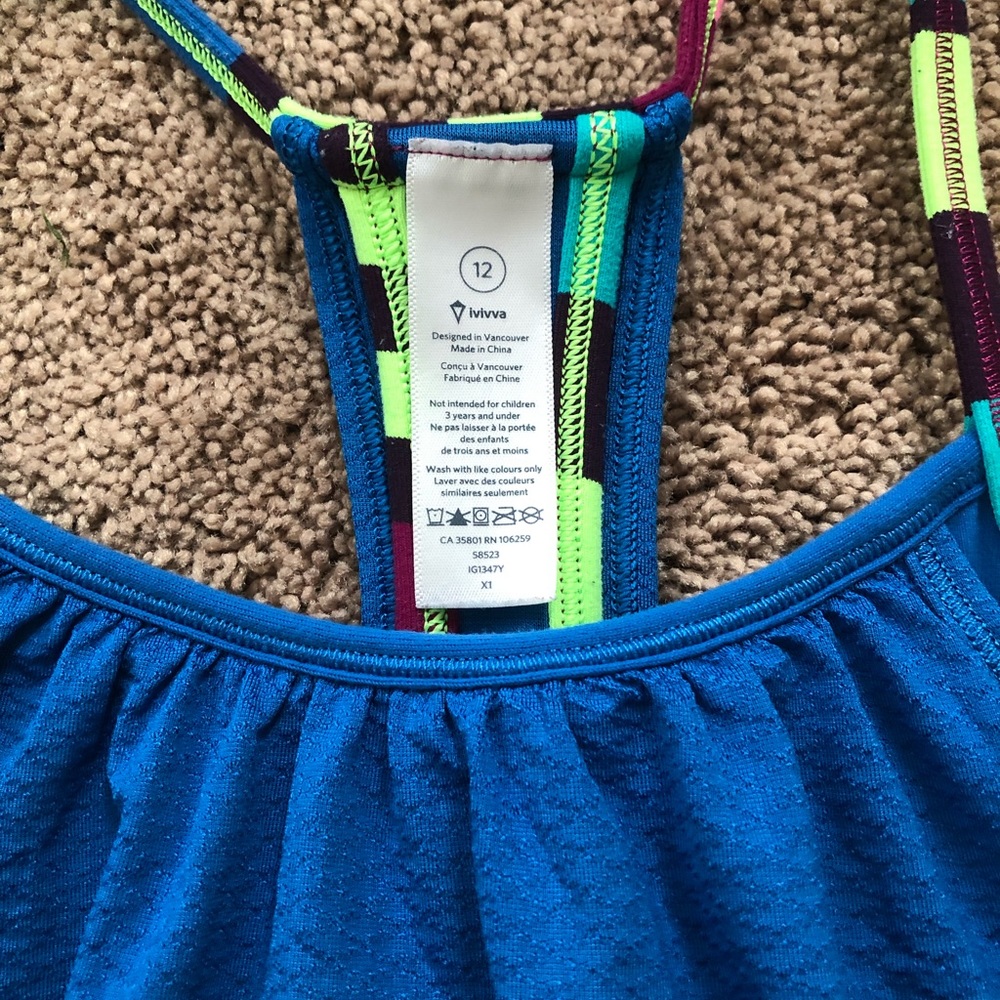 Lululemon girls (ivivva) double tank - Picture 2 of 4